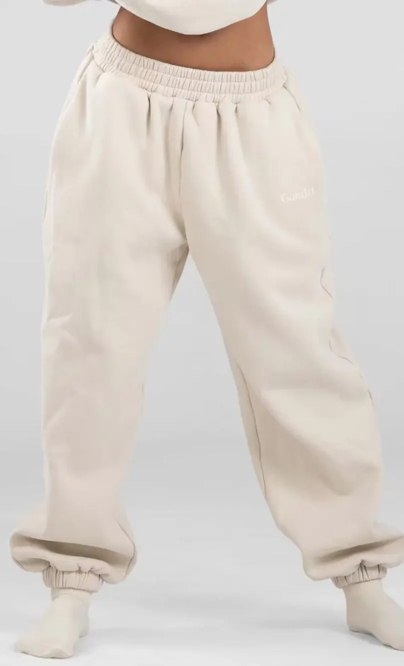 ‘Comfrt Brand’ Signature Sweatpants Joggers ‘Bone’ Color Size Large